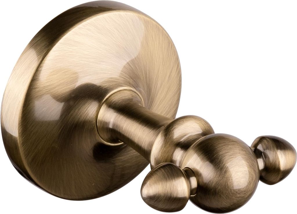 PaulGurkes Handtuchhaken 2er Nostalgie Messing Bronze Bad Accessoire