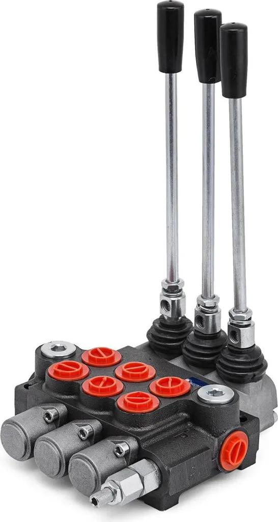 Distributeur hydraulique 3 tiroirs 40L pour commande de vérin double - 10