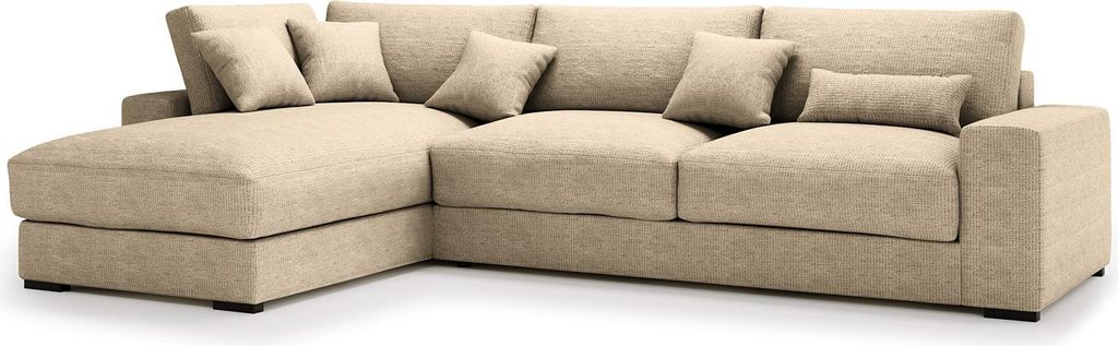 home24 Ecksofa mit Longchair