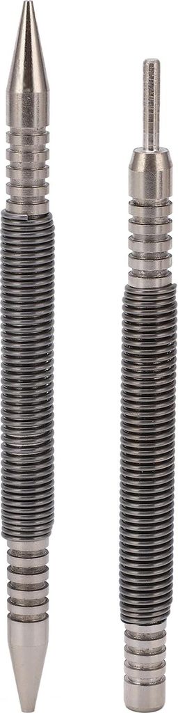 2-teiliges Scharnier-Splintentreiber-Set, federbelastetes Design, Kohlenstoffstahlmaterial, 3500 PSI Impact Dual Head Nail Setter