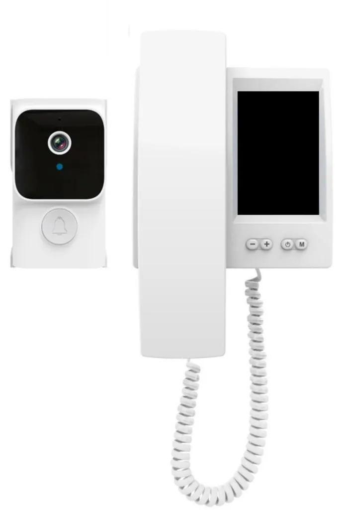 Interphone Vidéo Sans Fil avec Écran LCD 3.5" et Communication Audio 2.4G