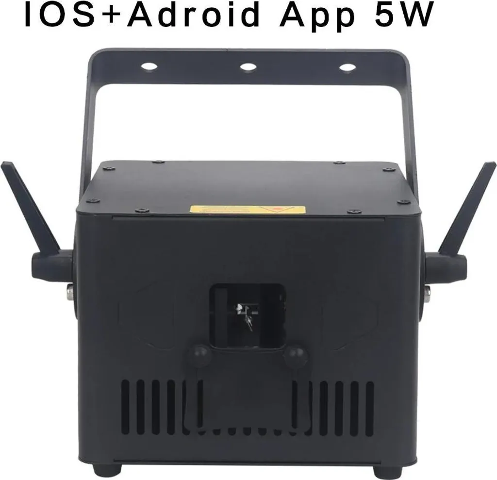 Projecteur Laser de Soirée RGB 5W Connecté Bluetooth avec Contrôle DMX - 2
