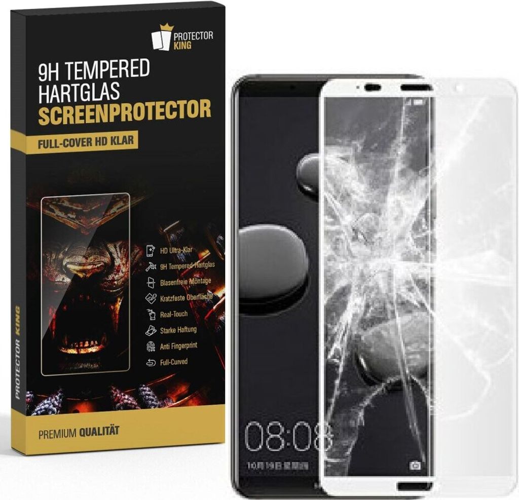 3x 9H Hartglas für Huawei Mate 10 Pro Panzerfolie KLAR 3D WS Displayschutzfolie Panzerglas Schutzglas Glasfolie