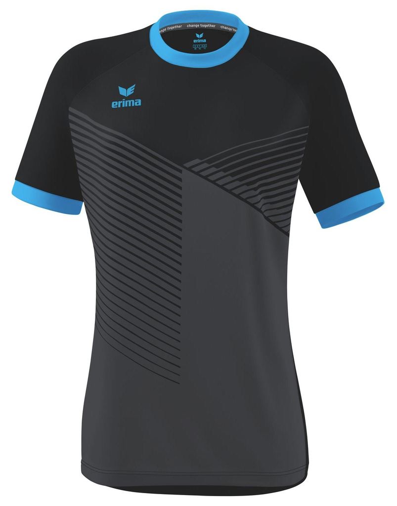 Erima Mantua Trikot Kurzarm Damen - Schwarz / Curacao