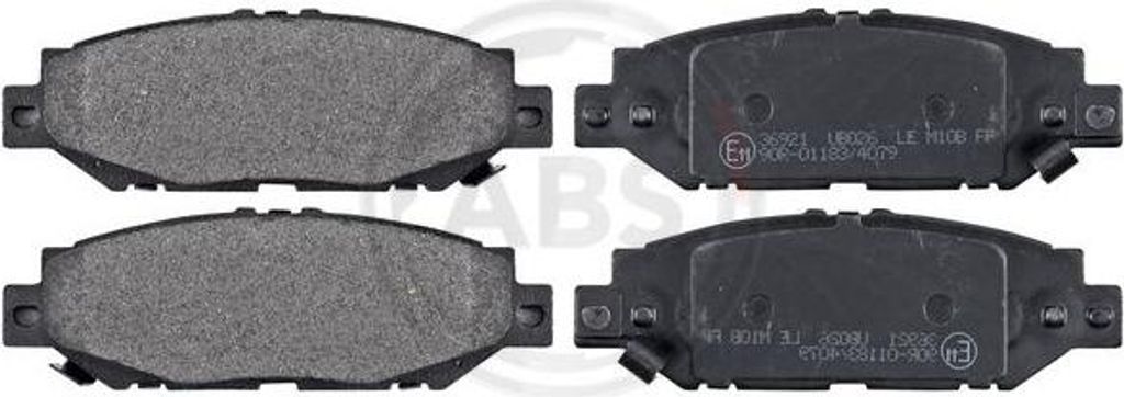 A.B.S. 36921 Bremsbelagsatz, Scheibenbremse OE 0446630050 kompatibel mit Supra