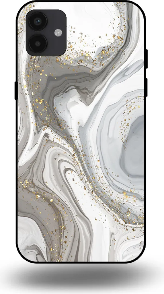 Custodia Protettiva Samsung A04 Argento Marmo | TPU Ultra Slim