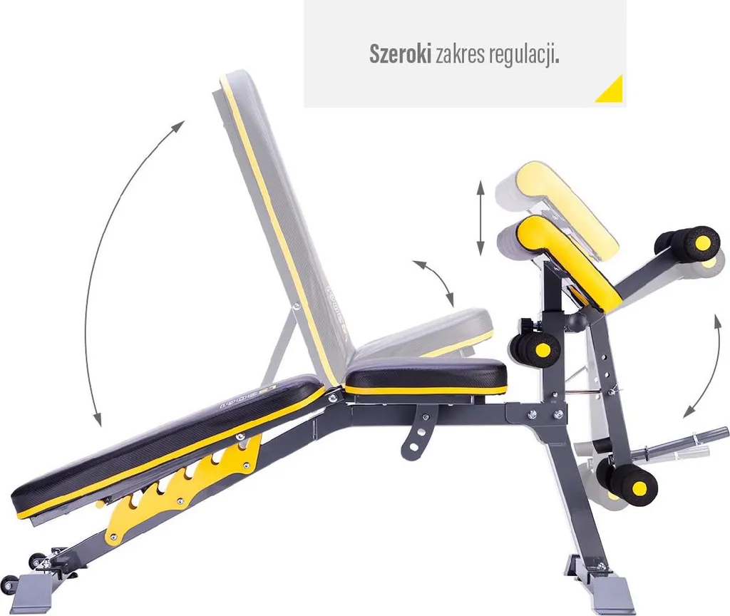 Banc de musculation pliable HMS Premium LS3050 multifonction réglable - 6