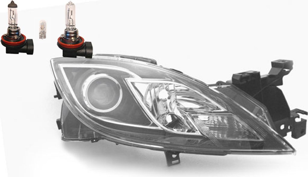 Johns, Scheinwerfer Halogen HSW passend für Mazda 6 GH 08/07- 04/10 Rechts Leuchtmittel GS1F510K0E GS1F510K0F GS1F510K0G GS1F510K0H GS1F510K0J GS1...