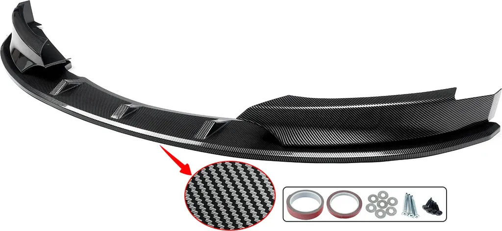 Spoiler avant en ABS haute qualité look carbone pour BMW Série 1 E82 M