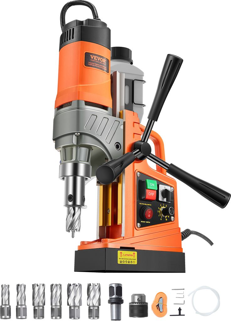 Magnetická vrtačka VEVOR s motorem o výkonu 1450 W, průměr Obrázek produktu 