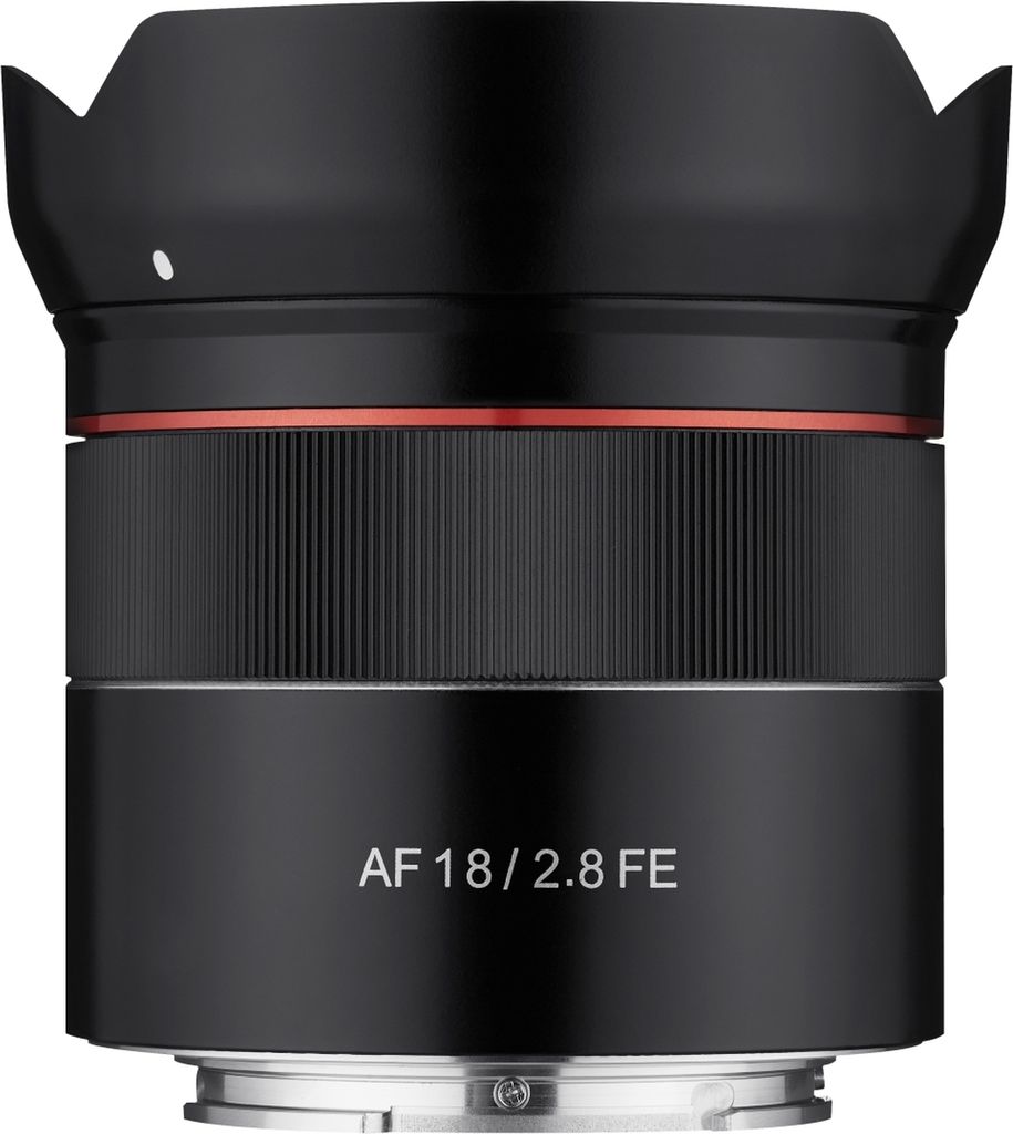 Objektiv Samyang AF 18 mm F2,8 FE (malý, ale superširoký) - Obrázek produktu 