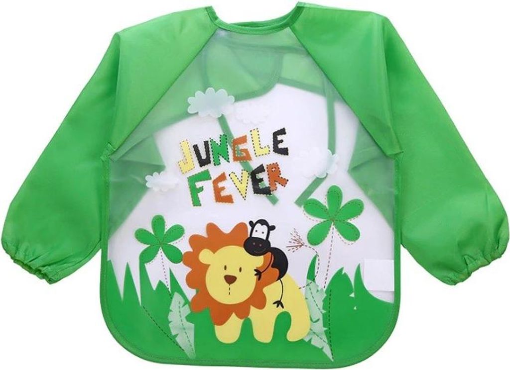 Ärmellätzchen zum Essen, Malen, Schürze zum Spielen, Ärmellätzchen für Kinder Dschungel