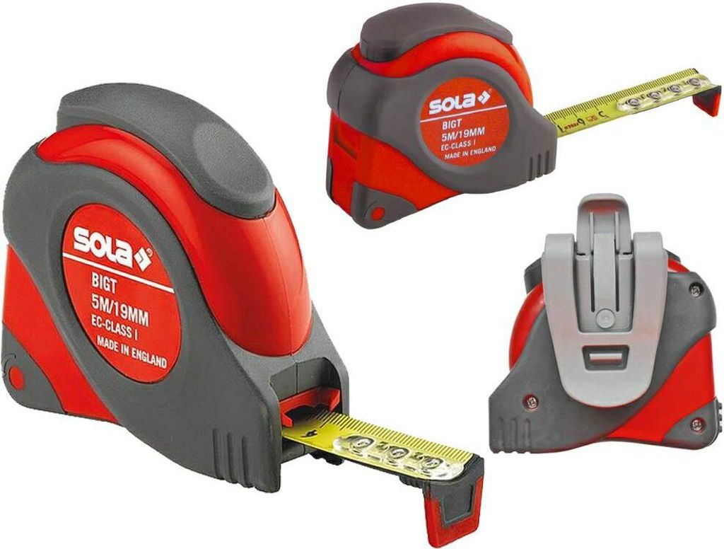 Sola taśma miernicza kieszonkowa BigT dł. 5m szer. 19mm Zdjęcie produktu 