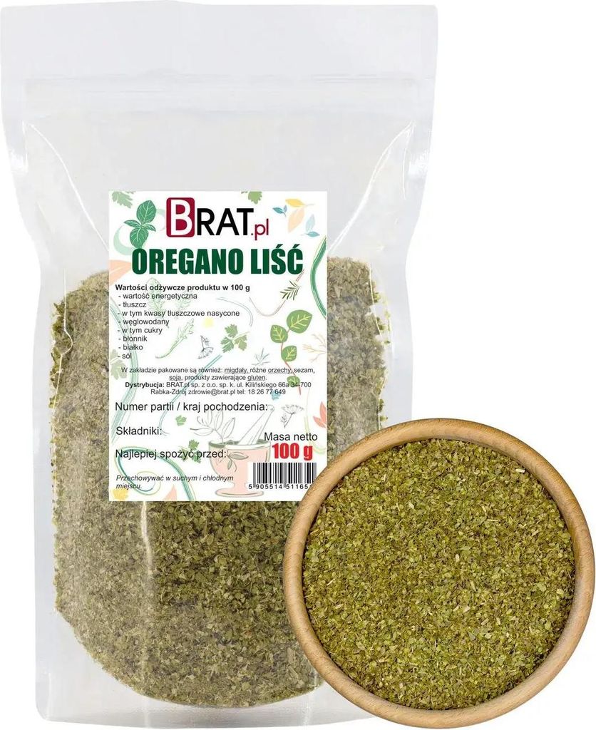 Oregano-Blatt 100g - Natürliche Qualität im Doypack