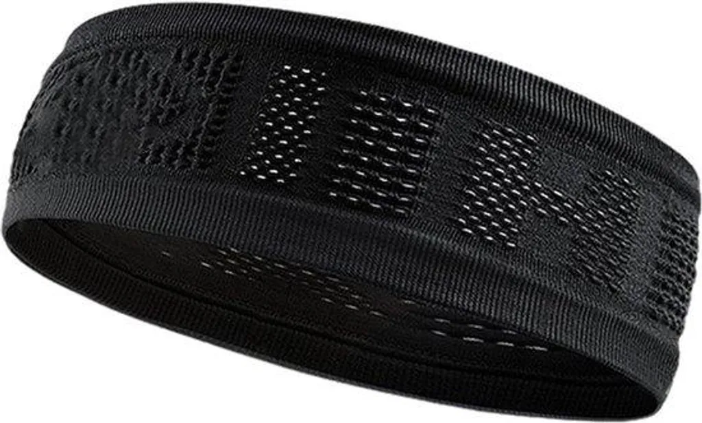 Bandeau élastique unisexe pour la course à pied et fitness sport noir