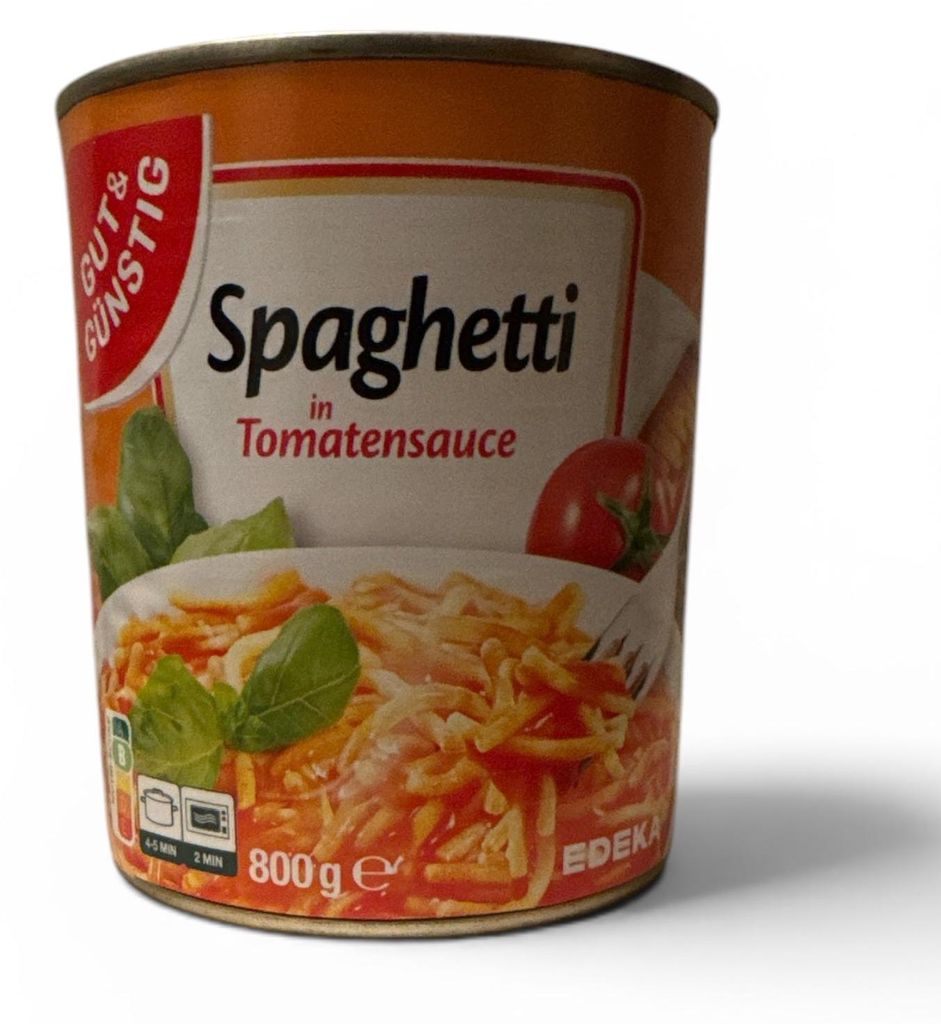 Gut & Günstig Spaghetti in Tomatensauce 800 g Produktbild 