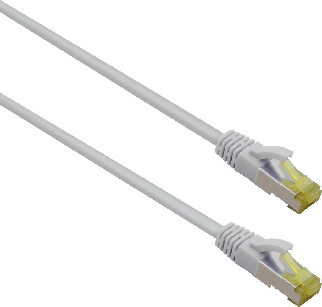 Câble Ethernet RJ45 20m CAT 6a blindé S/FTP gris pour réseau local