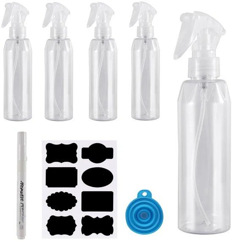 Set de pulvérisation transparent pour jardinage et nettoyage maison