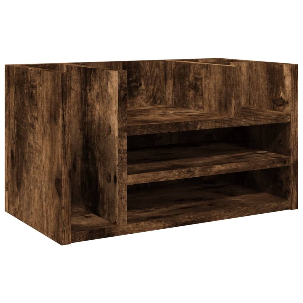 "2026 MODERNE" Schreibtisch-Organizer Räuchereiche 44,5x24x25 cm Holzwerkstoff - Schubladeneinsätze & -organizer CC8230699