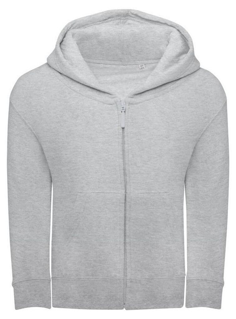 SG Originals - Hoodie mit durchgehendem Reißverschluss für Kinder FK2995 (146-152) (Helle Oxfordfarbe)
