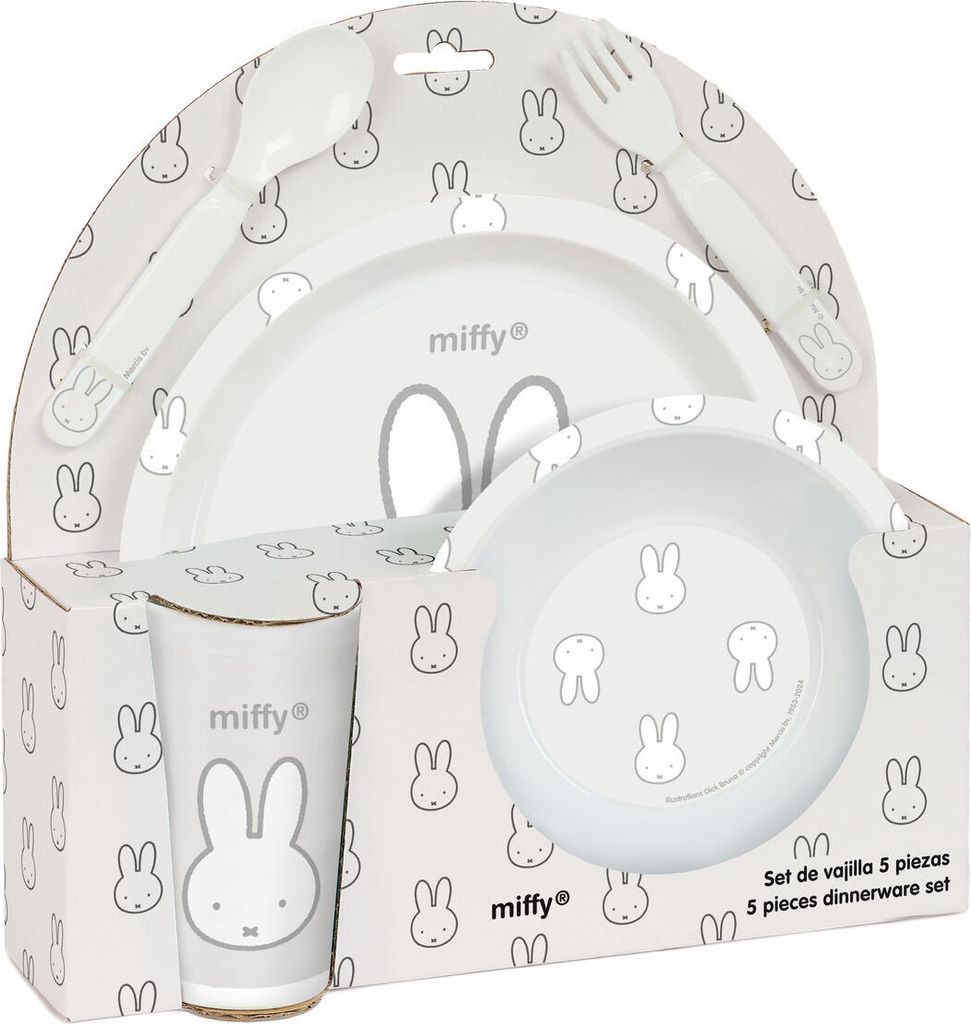 Sada dětského nádobí Miffy Niebla (5 kusů) Obrázek produktu 