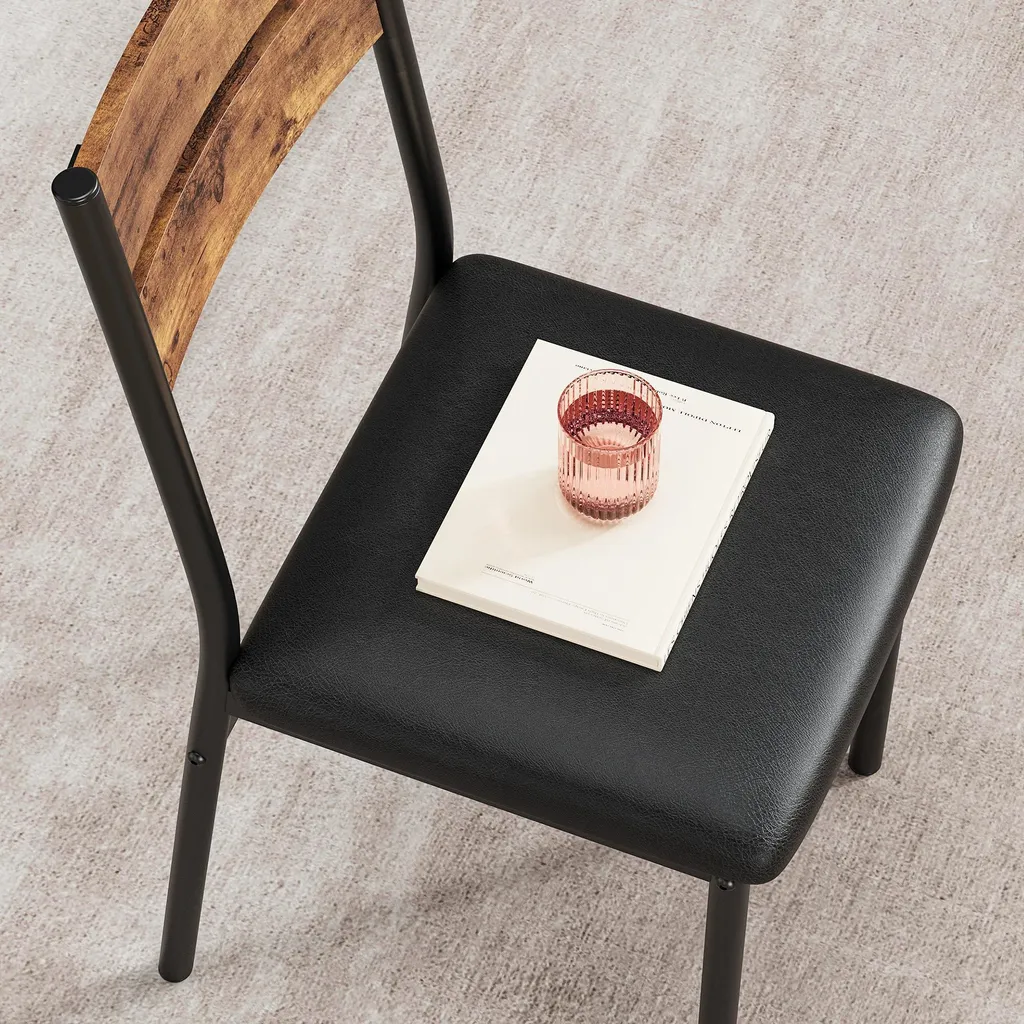 Solution Salle à Manger Compacte - Table + 2 Chaises pour Petit Espace - 9