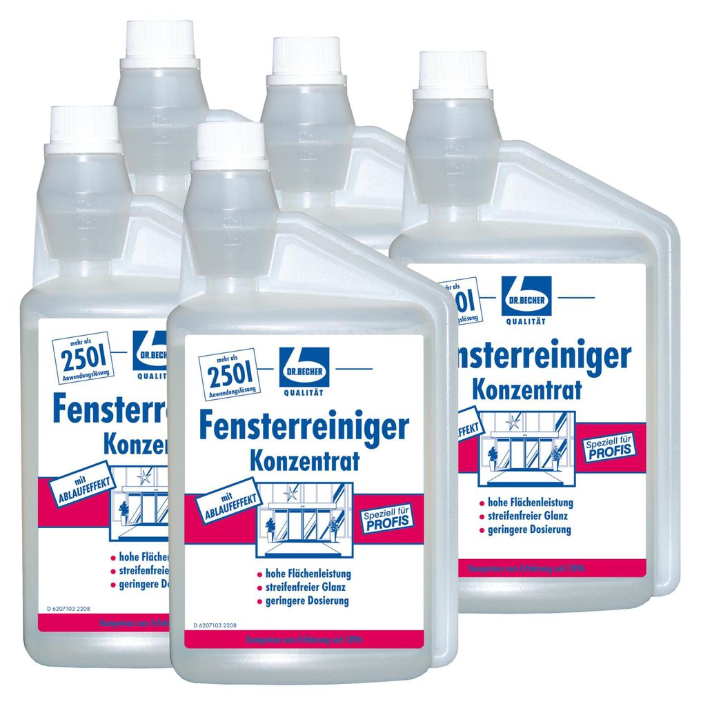 Dr. Becher Fensterreiniger Konzentrat 1L für Glasflächen Produktbild 