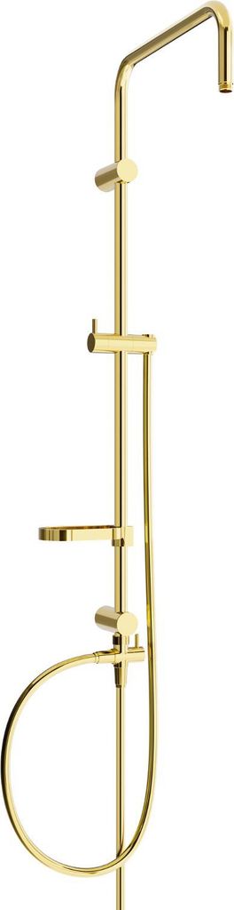 Colonne de douche sans mitigeur et sans accessoires, or Image du produit 