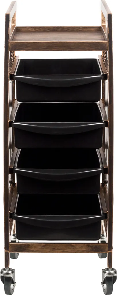 Chariot de coiffure professionnel Gabbiano 8-139 robuste et polyvalent - 2