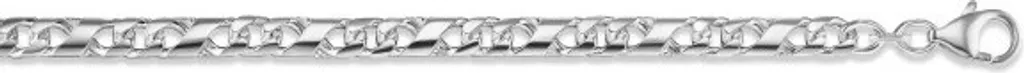 Bracelet argent 925 blanc 5,40 mm Dollarkette, fini les bijoux fragiles