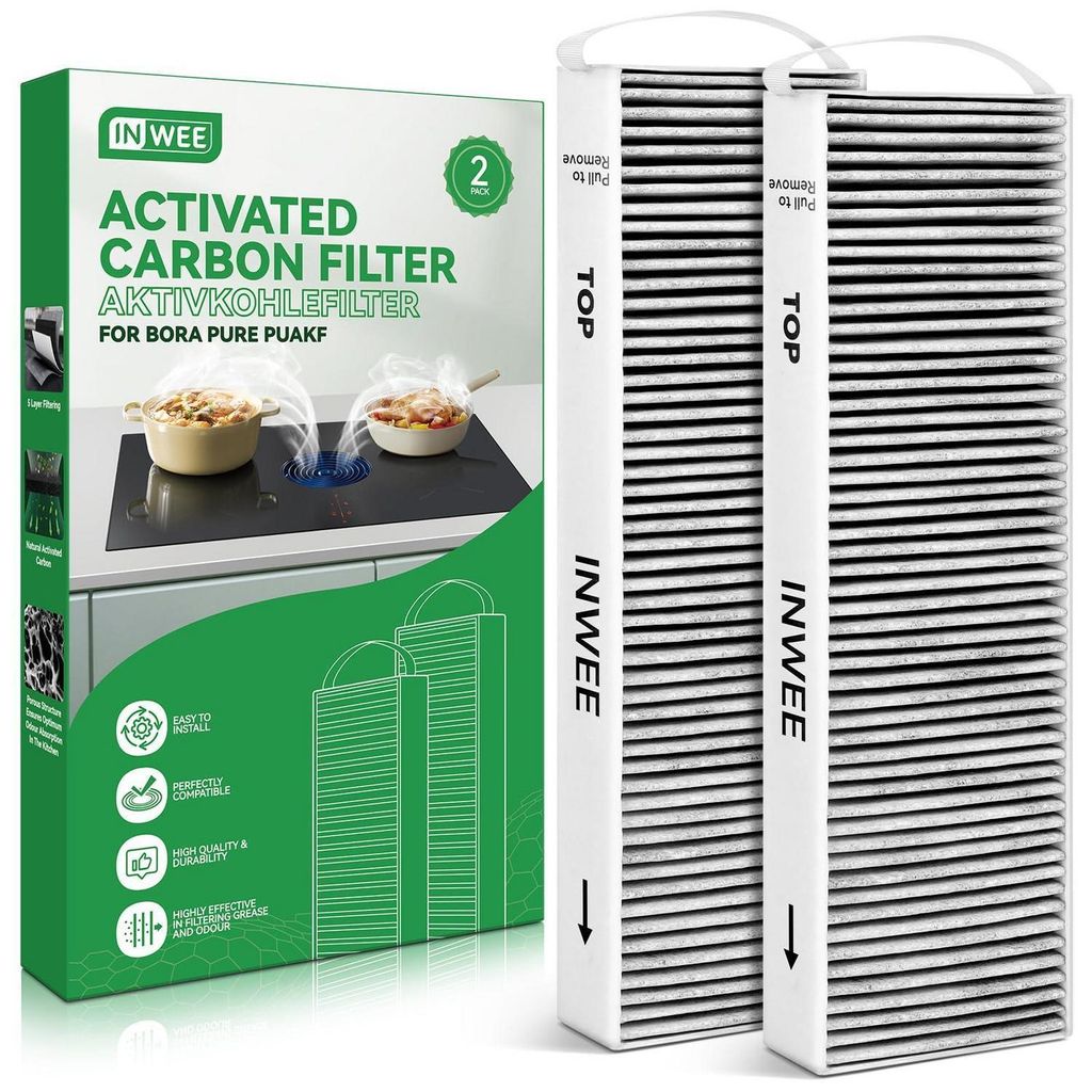 Aktívny uhlíkový filter, 2 kusy, náhradný filter pre Obrázok produktu 
