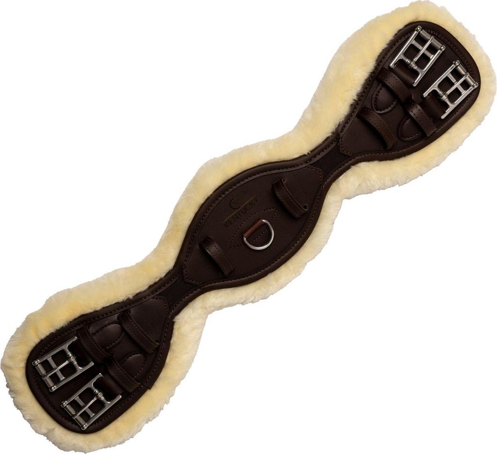 Kentucky Horsewear Lammfell anatomischer Kurzgurt