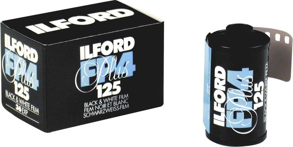 Ilford 125 Fp 4 Plus 135/36 Rolle Schwarz  Schwarz One Size Produktbild 