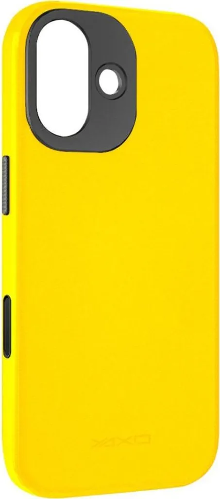 YAXO Leather Gear iPhone 17 Cover MagSafe Slim - Pelle Gialla Pro
