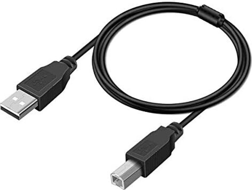 System-S USB Typ A auf USB Typ B OTG Kabel mit Ferritkern 275cm