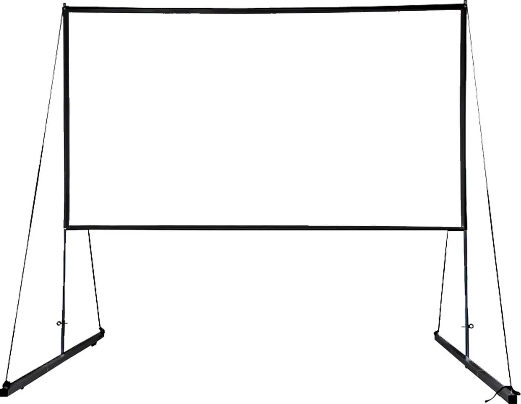 Grand écran 332x187 cm sur trépied - Écran de projection 16:9 mobile
