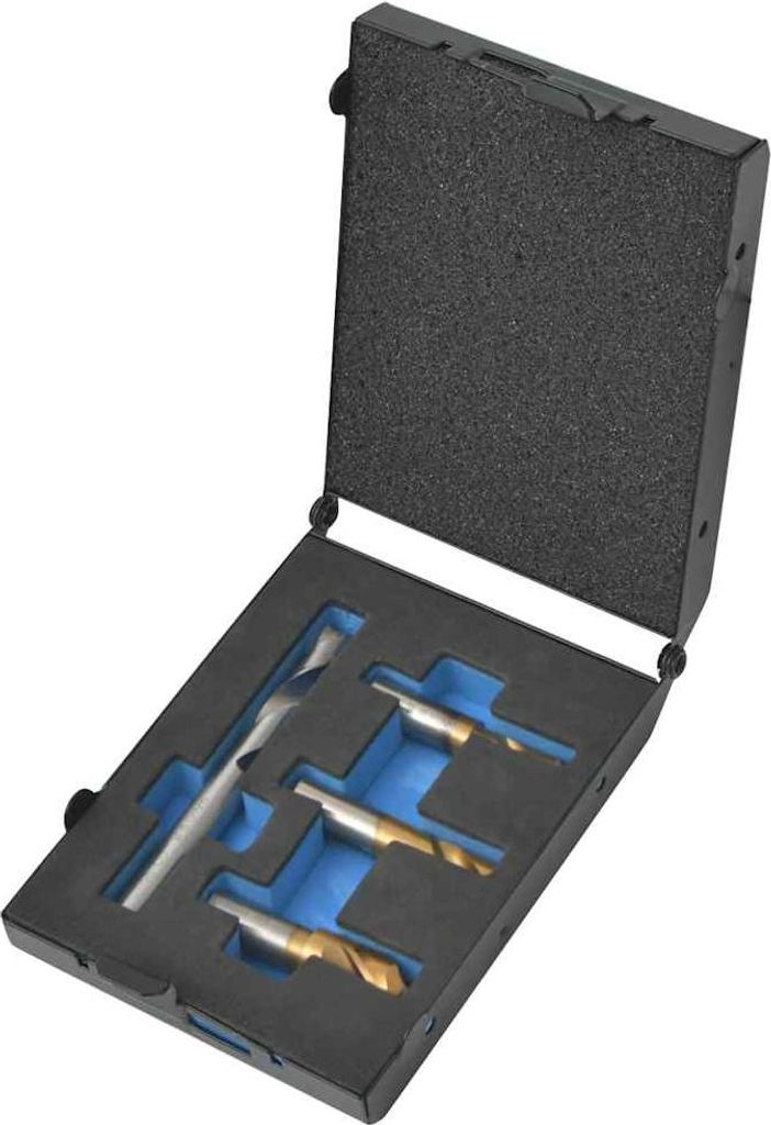 vidaXL 4-delige set boorspannen voor lasnaden, HSS Productafbeelding 