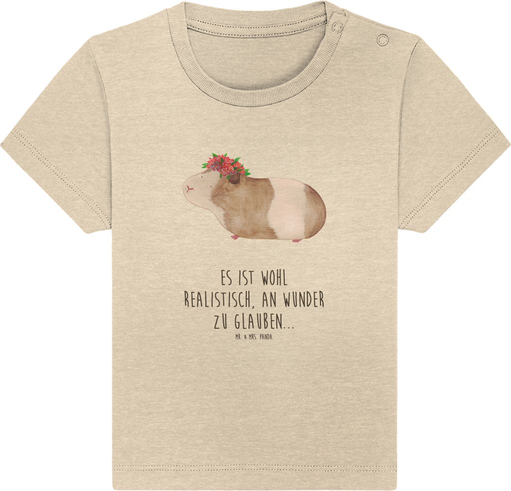Mr. & Mrs. Panda Babyshirt Meerschweinchen Weisheit 24. - 36. Monat - Natural Raw - Geschenk, Baby Shirt, Wunderland, T-Shirt, Motivation, Öko, , ...