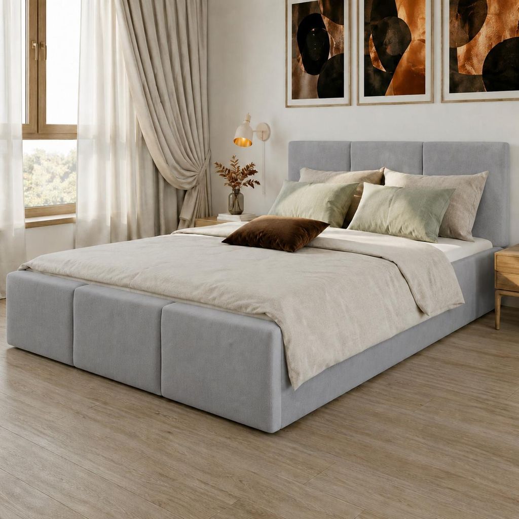 Home Collective Polsterbett, Bett mit Stauraum, Produktbild 