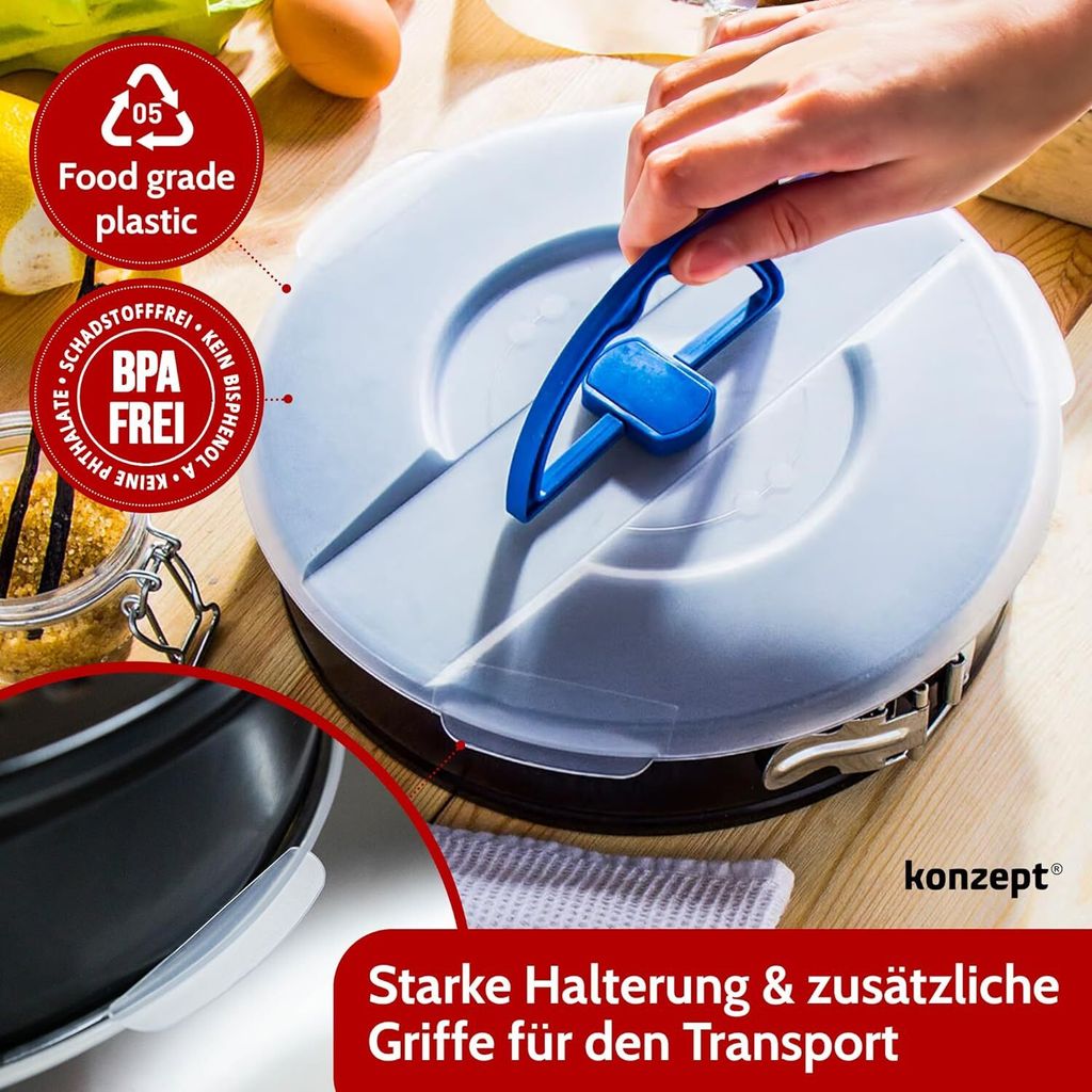 KONZEPT Backform 26cm Springform, Kuchenform Rund mit Produktbild 5