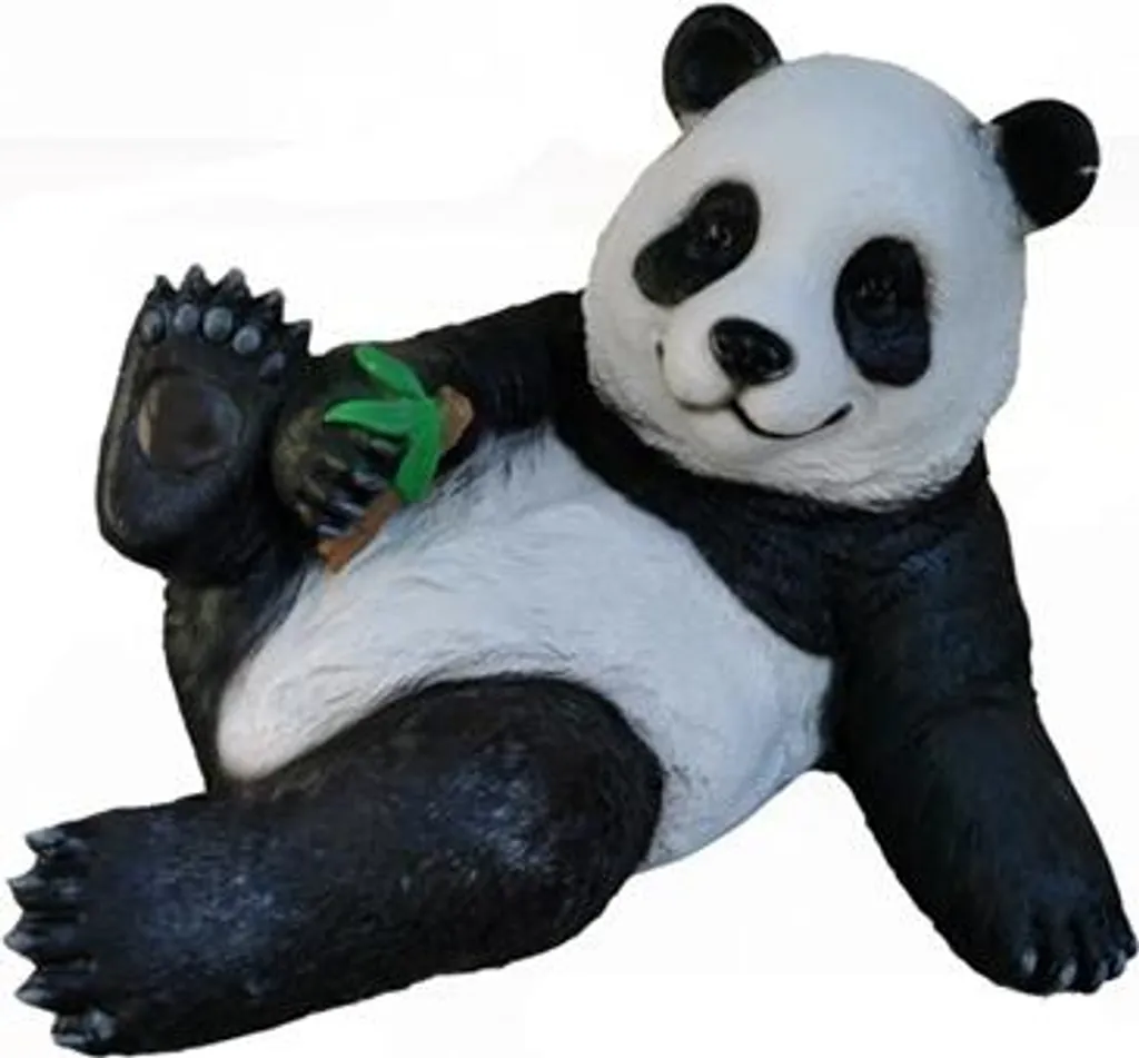 Statue Jardin Panda 70cm - Décoration Extérieure Durable Anti-Intempéries