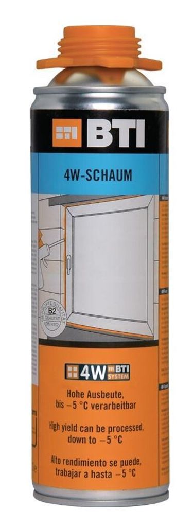 BTI PolyurethanSchaum 4W 500 ml (4W Pistolenschaum)
