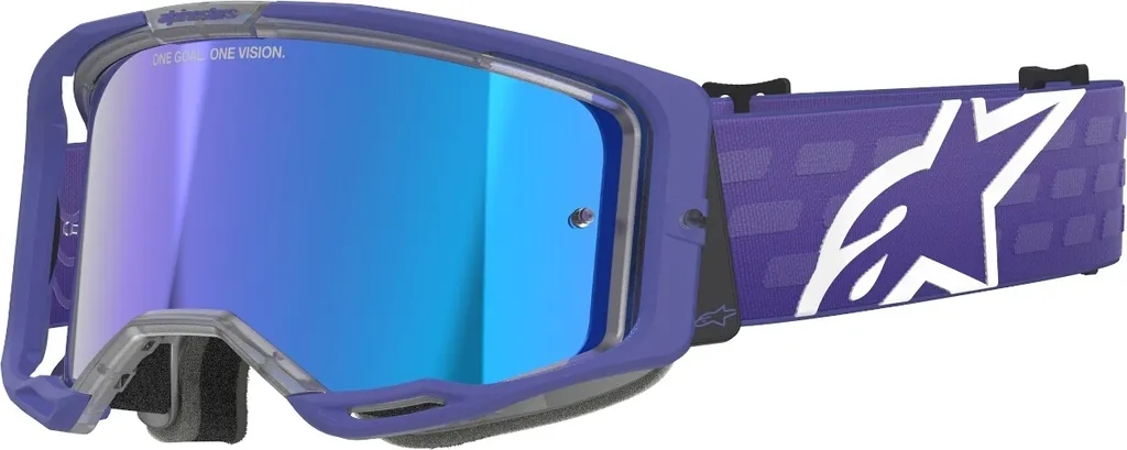 Masque Alpinestars Vision 8 Corp Purple Mi - Finissez-en avec la Buée en MX