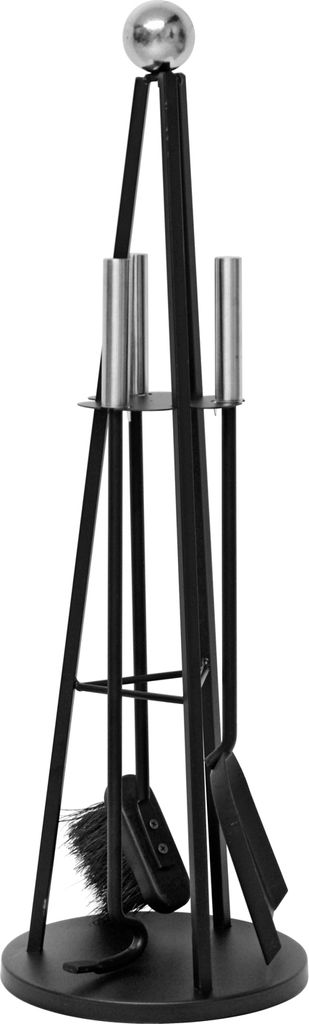 Raik Kaminbesteck Gottfried, 3-teilig, Stahl, Schwarz, 70 cm