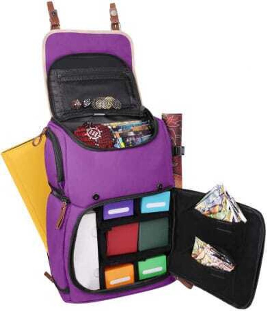 Enhance TCG Series Trading Card Backpack Designer Edition Purple Full-size