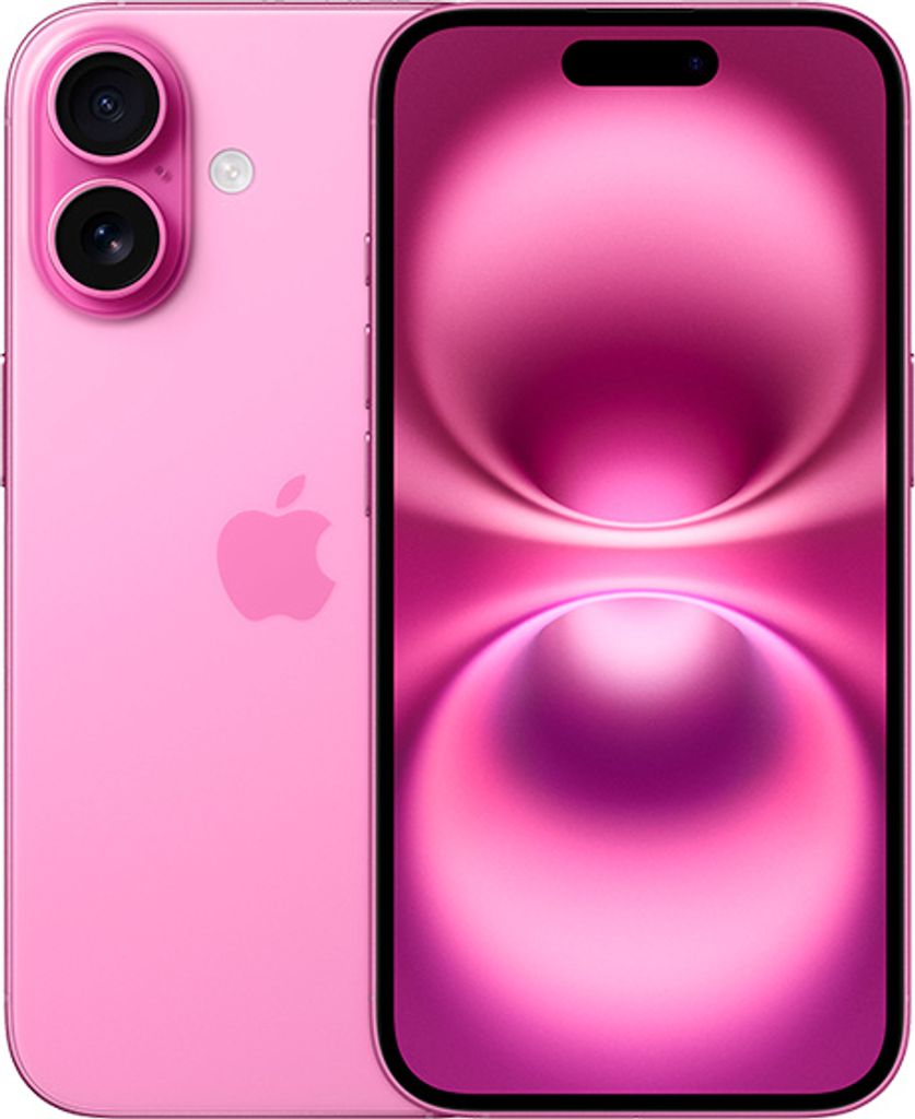 Apple iPhone 16 , 15,5 cm (6.1"), 2556 x 1179 Pixel, 256 GB, 48 MP, iOS 18, Pink