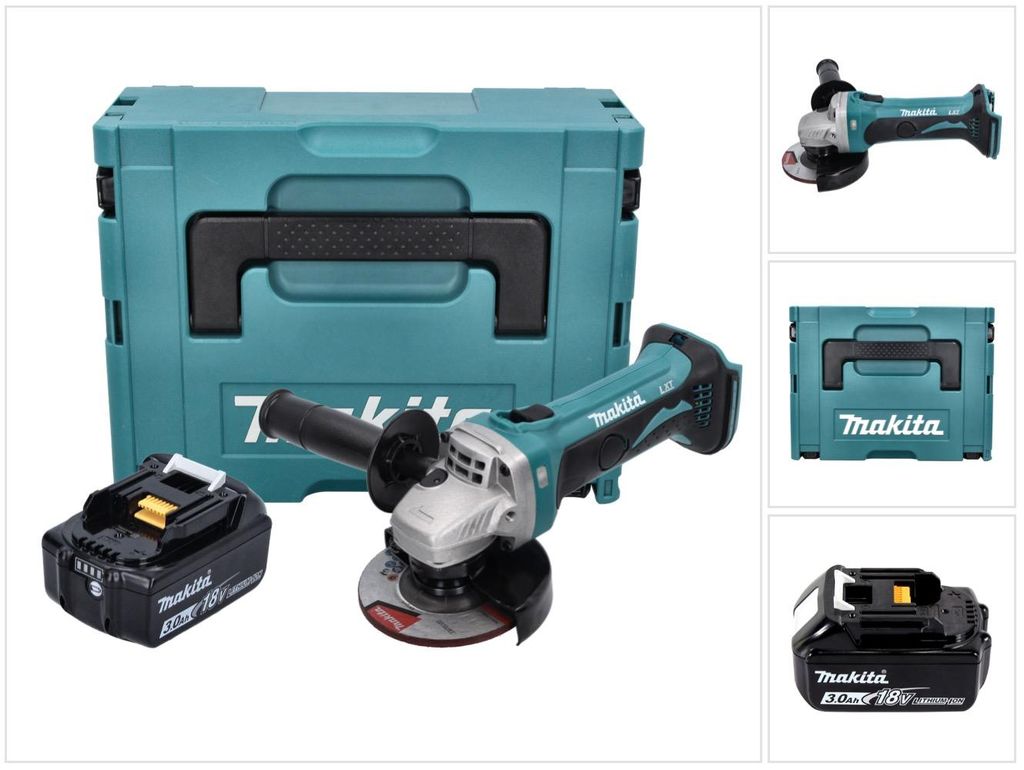 Makita DGA 452 F1J Smerigliatrice angolare a batteria 18 V Immagine del prodotto 
