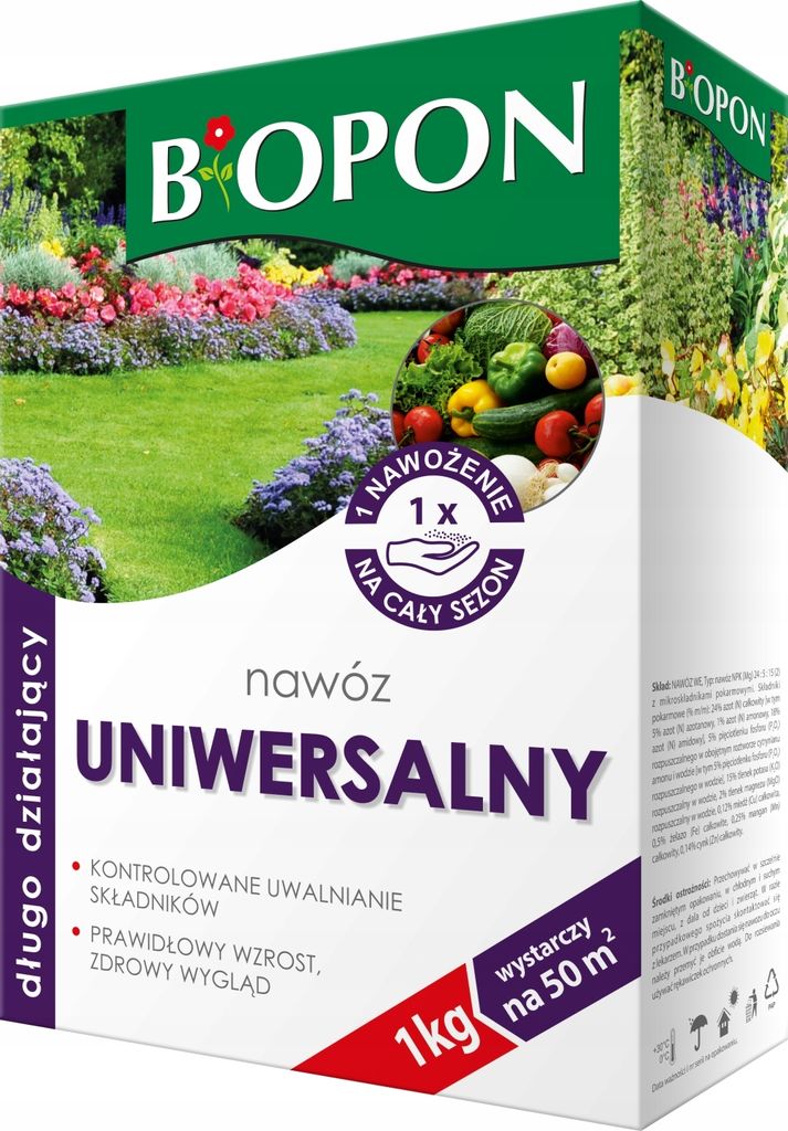 Langsam Wirkender Festdünger 1Kg Biopon Produktbild 