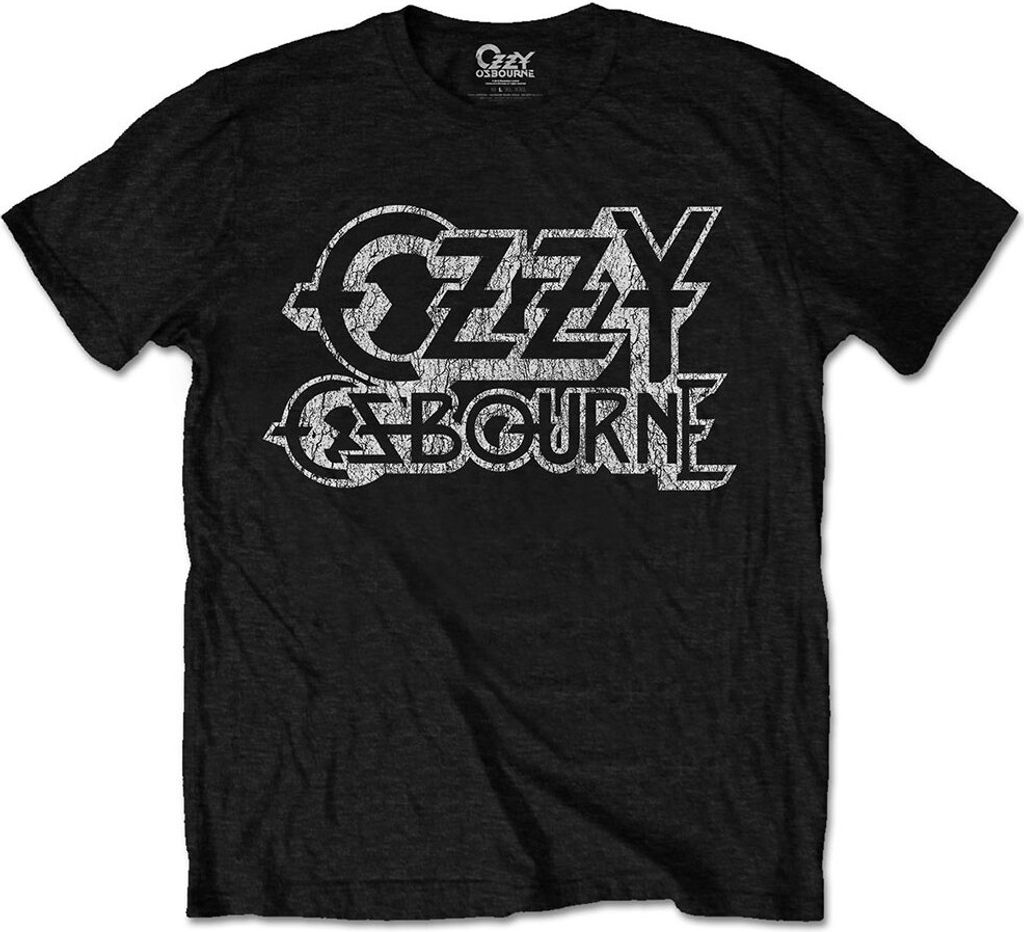 Ozzy Osbourne Vintage Logo Black 2XL T-Shirt