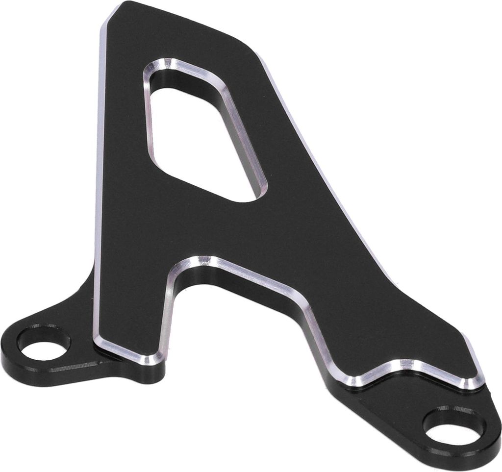 Vordere Kettenradabdeckung, Aluminiumlegierung, Autoschutz, passend für Yamaha YZ250X 2016-2020, Schwarz